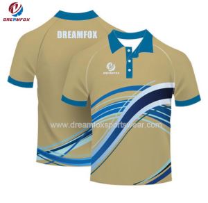 Специално изработени дамски полиестерни спортни клубове Sublimated Men Polo тениски